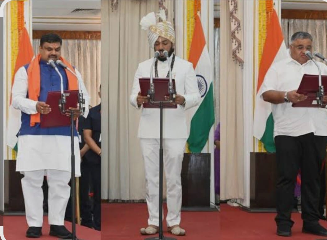 विष्णु देव सरकार कैबिनेट में तीन नए चेहरे, गजेंद्र यादव, राजेश और खुशवंत ने ली मंत्री पद की शपथ …